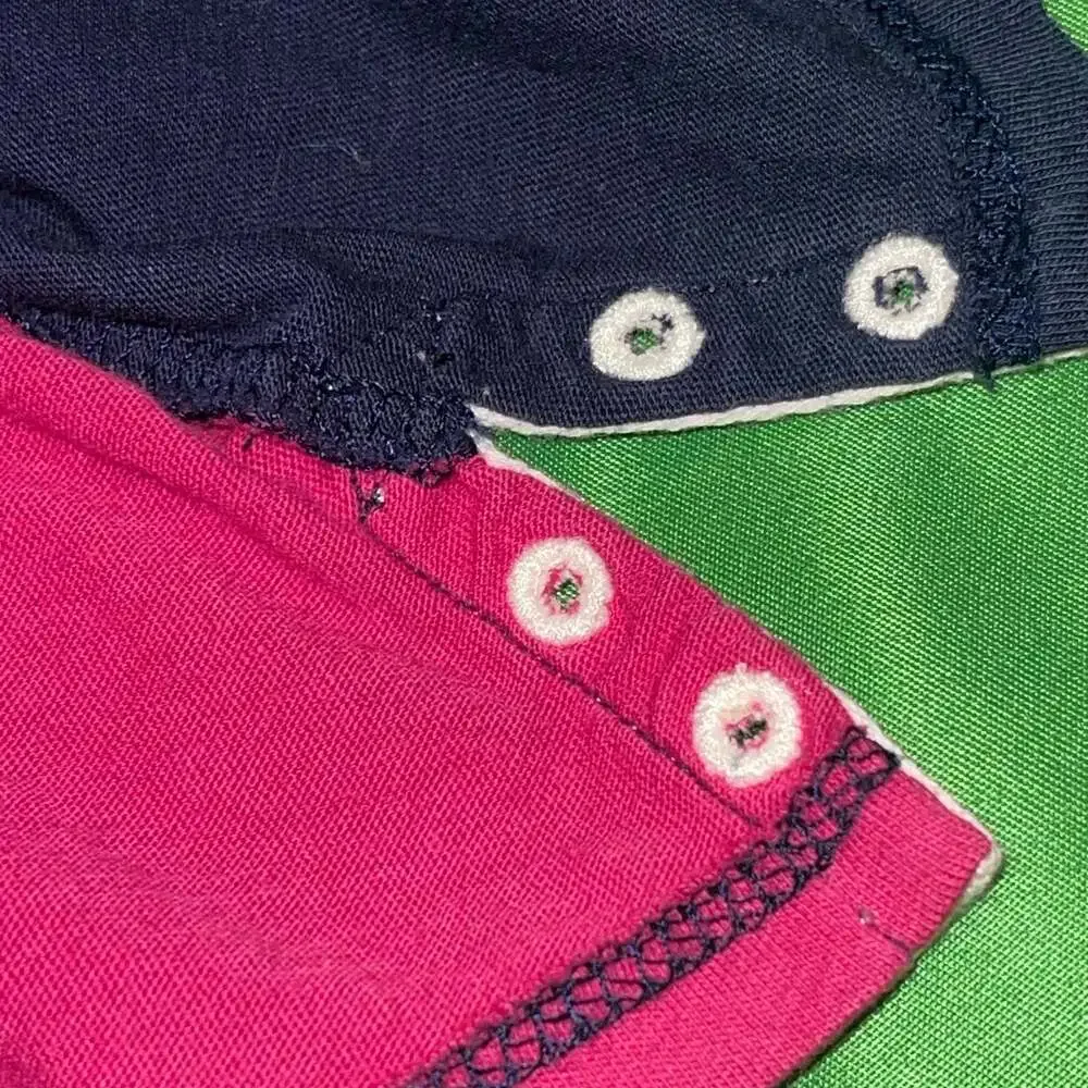 Sz 2T Ralph Lauren Racing Stables Colorblock Polo‎ Dress